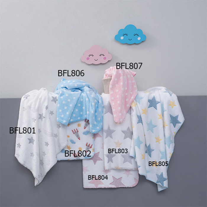 Palamaiki Kouberta Fleece Aggalias Bebe Blanket 75X100 BFL807